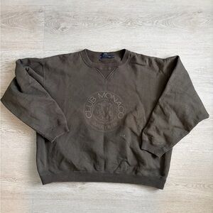 Vintage Club Monaco Dark Brown Crewneck Sweater